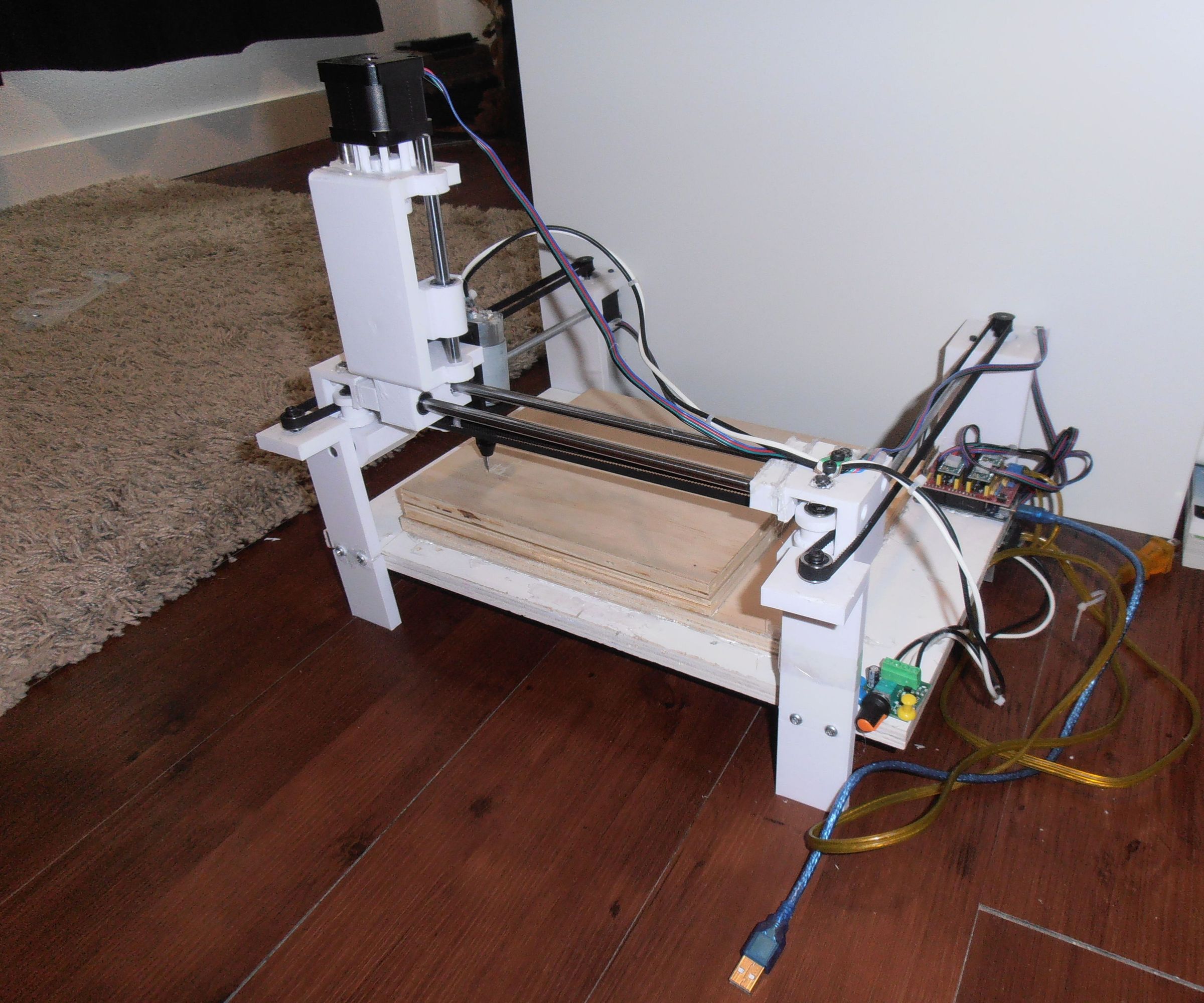 A (partly) 3-D Printed CNC (HBOT)