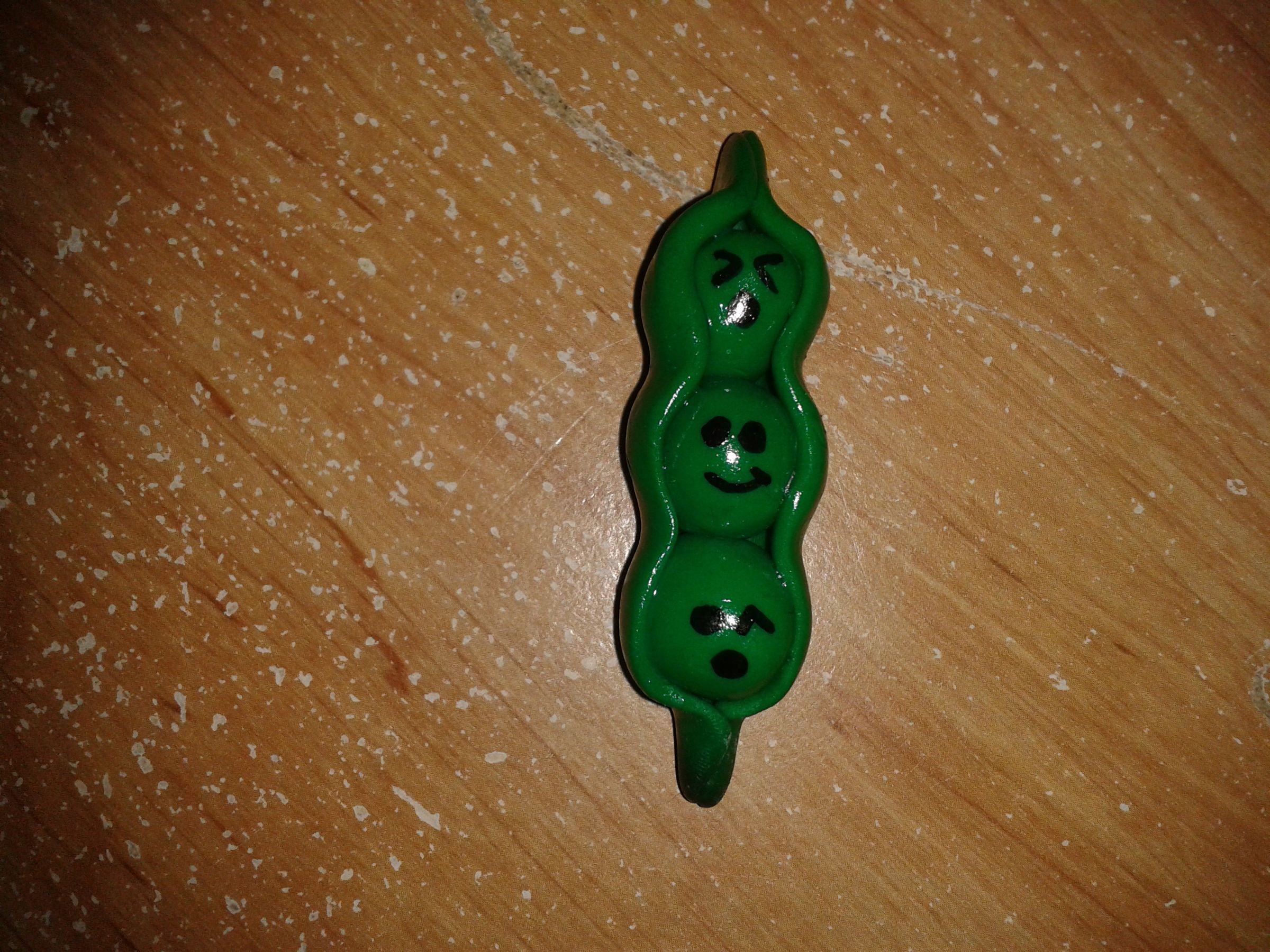 Clay Charm 3 Peas in a Pod 3 Steps Instructables