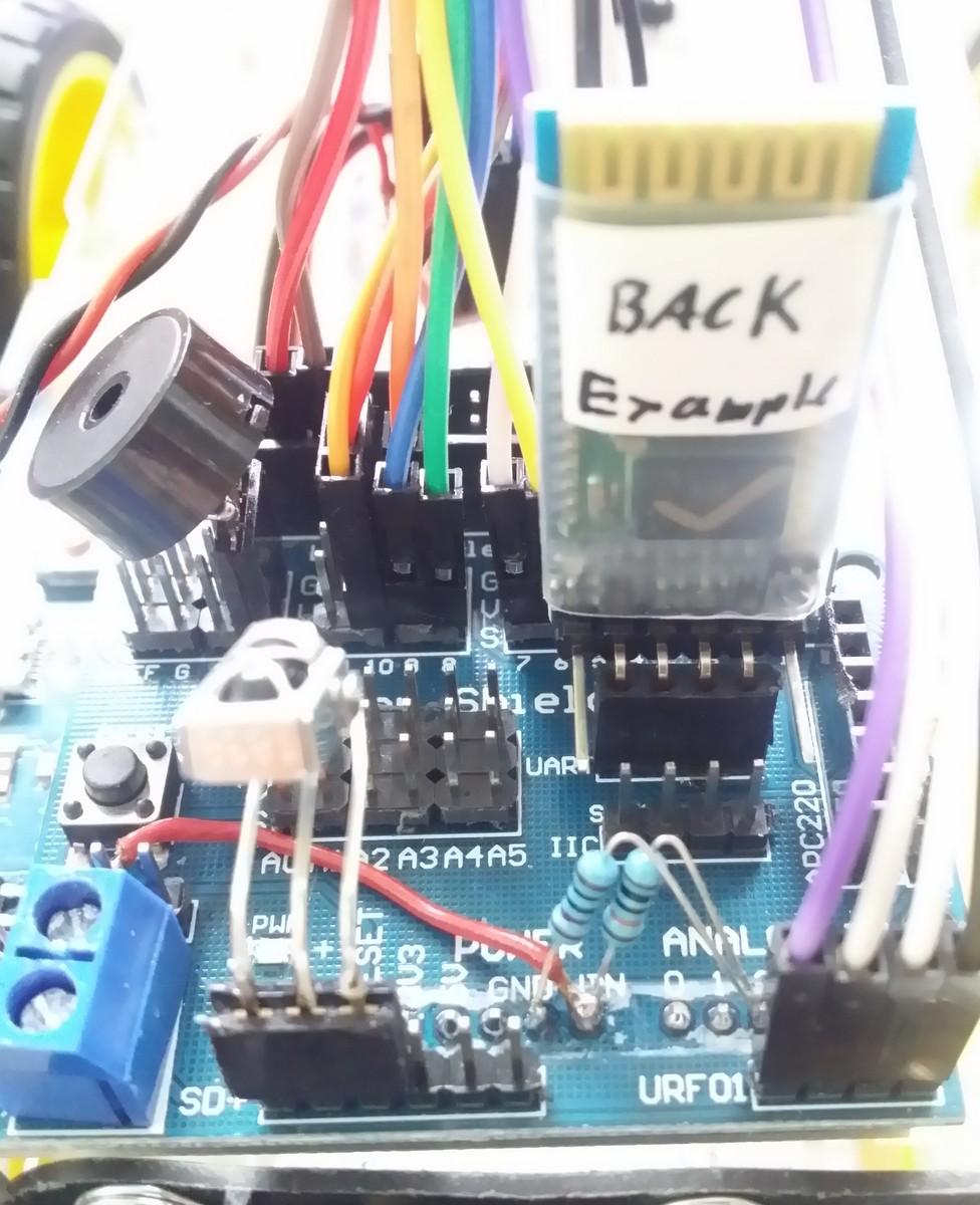 Modify SensorShield for Bluetooth Module HC05