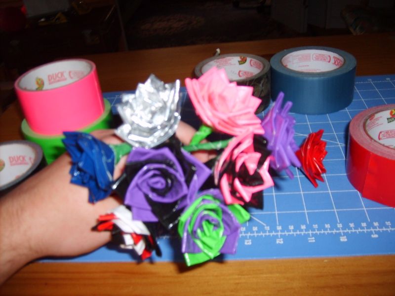 Duct Tape Rose : 8 Steps (with Pictures) - Instructables