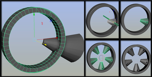 Step 5. the Caterpillar Wheel
