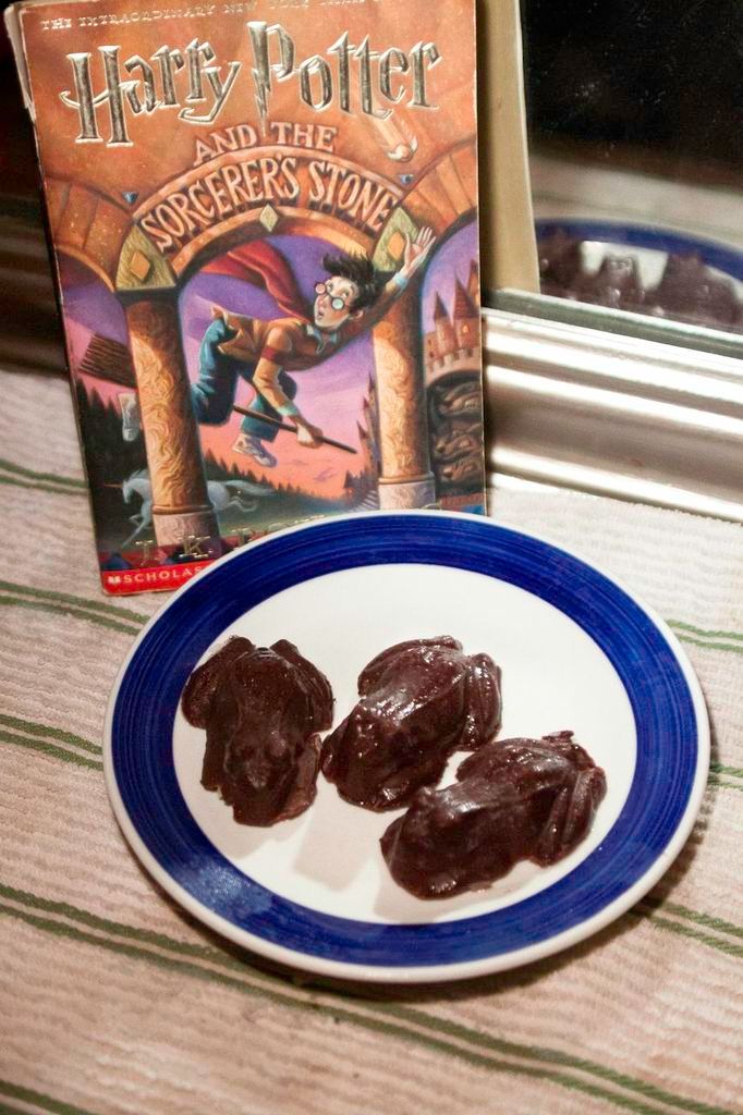 Mango-Coconut Chocolate Frogs