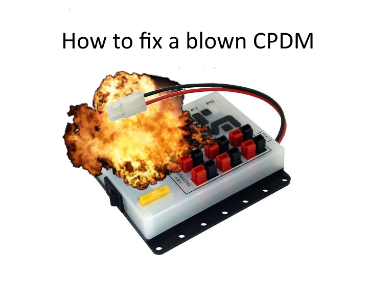 Repair a Blown CPDM (Core Power Distribution Module)