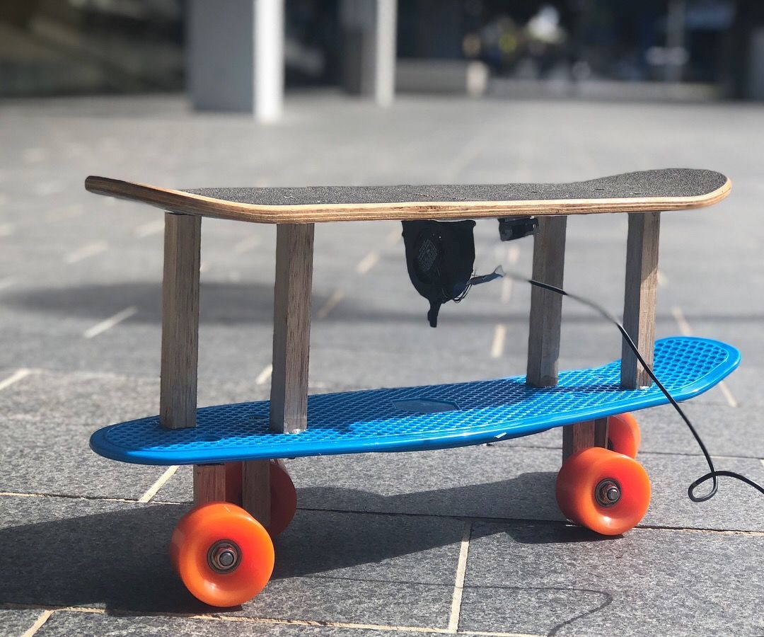 Skateboard Laptop Stand