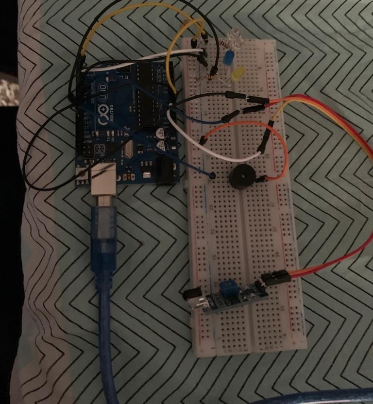 InfraRED With 4 LED and a Buzzer