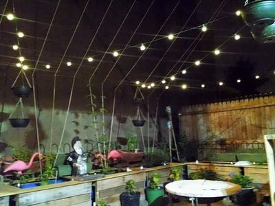 Outdoor Planters From Rain Barrels and Pallets