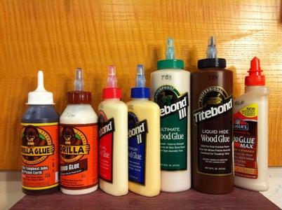 GLUE AND WAX PAPER