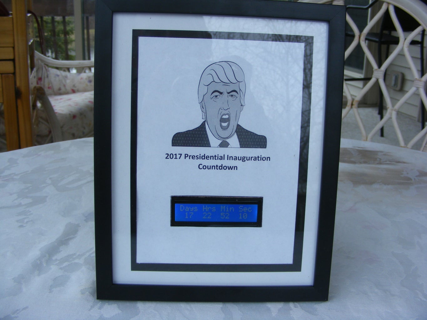Presidential Inauguration Countdown Clock (Wifi) 6 Steps Instructables