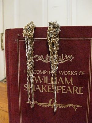 DIY Tangled Chain Earrings