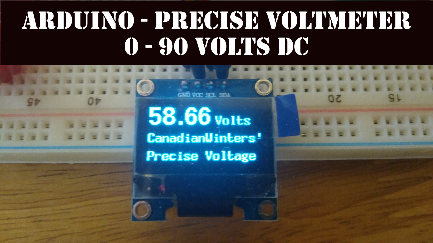 Arduino Precise & Accurate Volt Meter (0-90V DC) : 3 Steps - Instructables