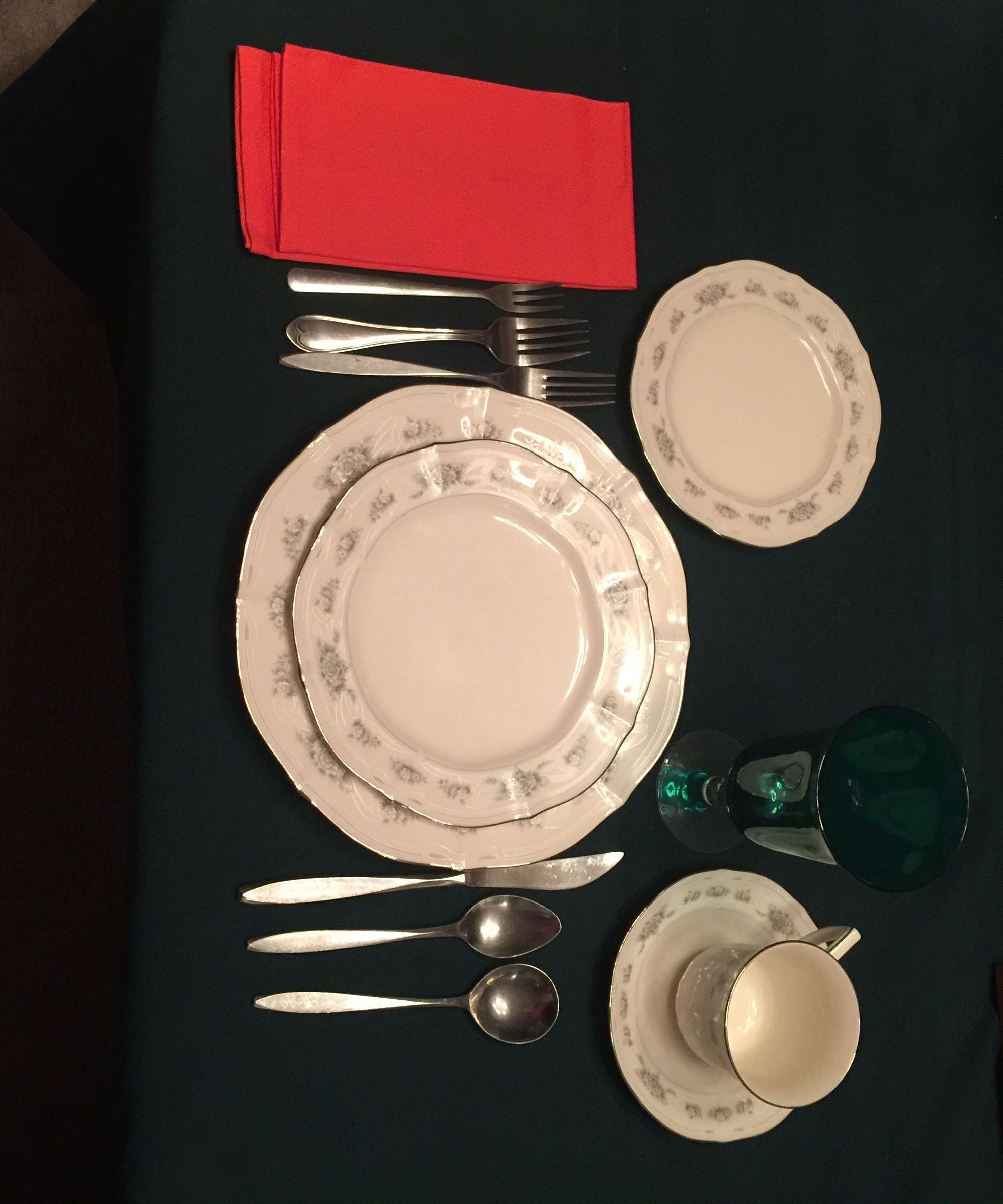 How to Formally Set a Table