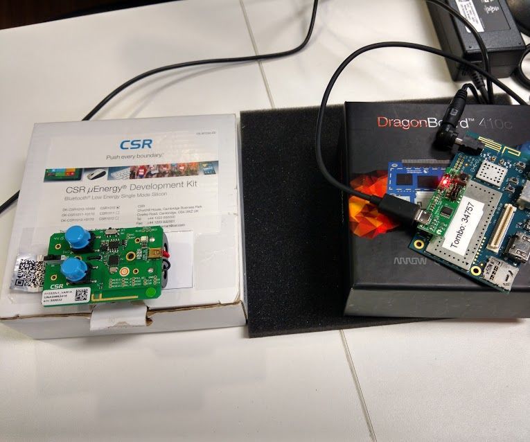 Reading Values From a BLE Device Using CSR1010 and Dragonboard 410c