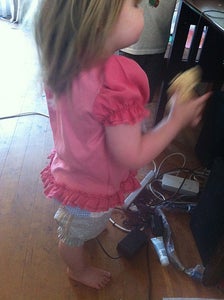 Ruffly Pink Applique Shirt