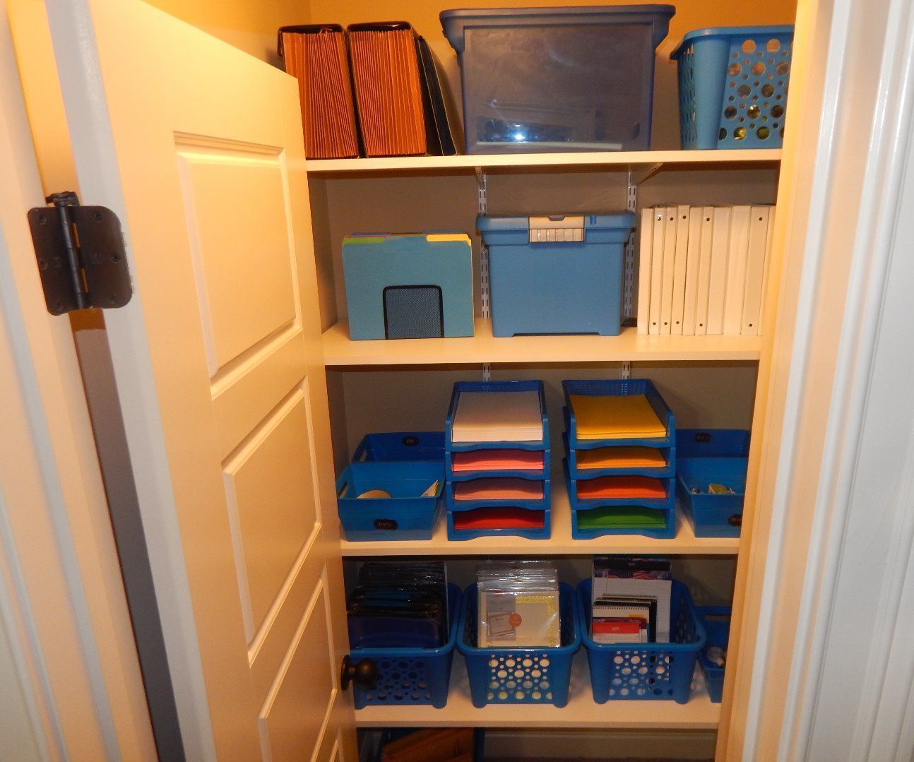 2016 Organizing Tip | From Closet to Supply Room