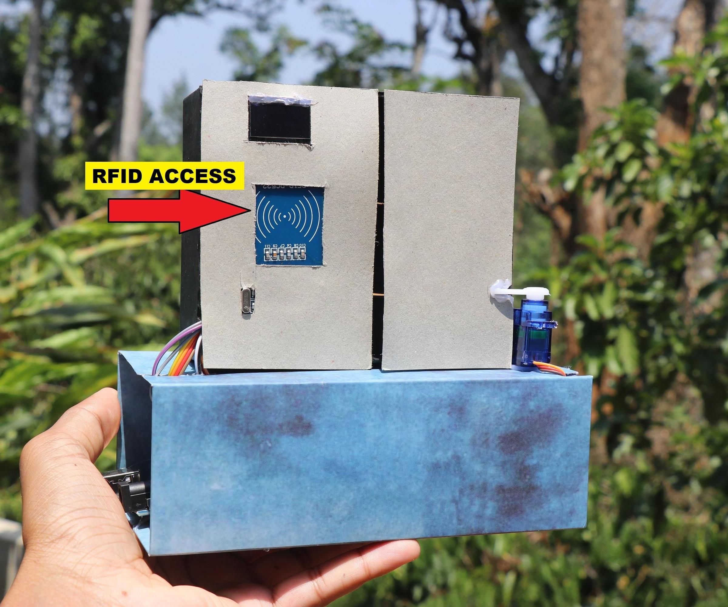 DIY RFID Based Book Locker System