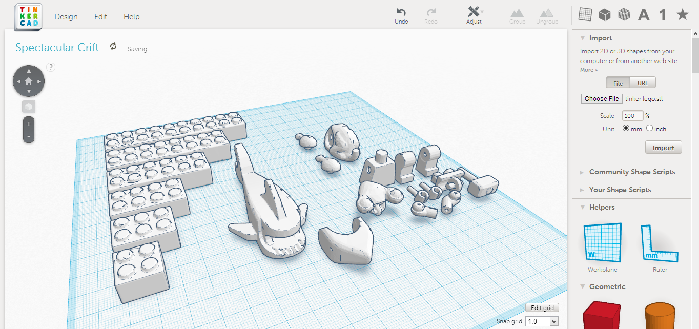 How to Get Lego Bricks in Tinkercad