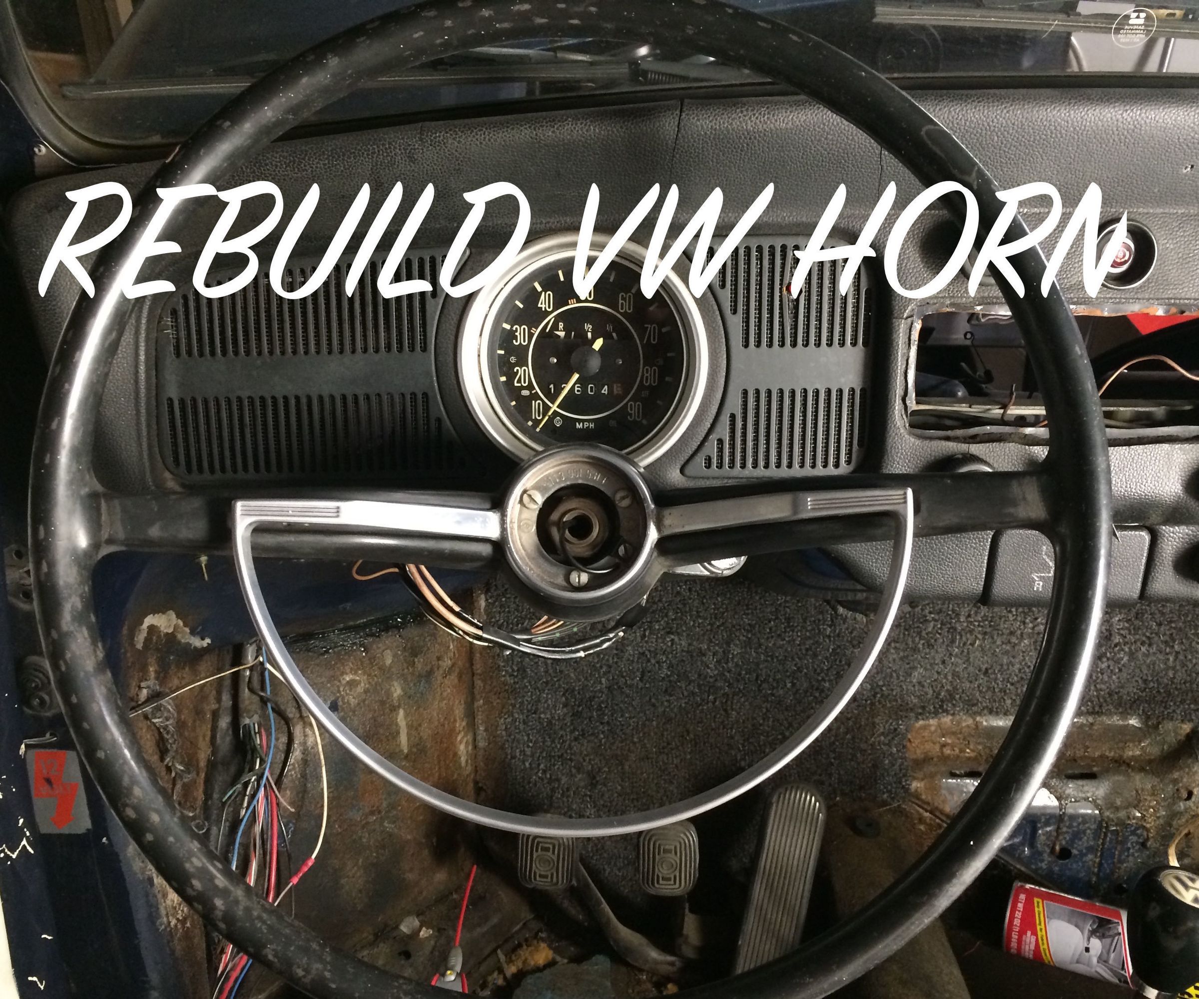 Rebuild Classic VW Horn (And Test)