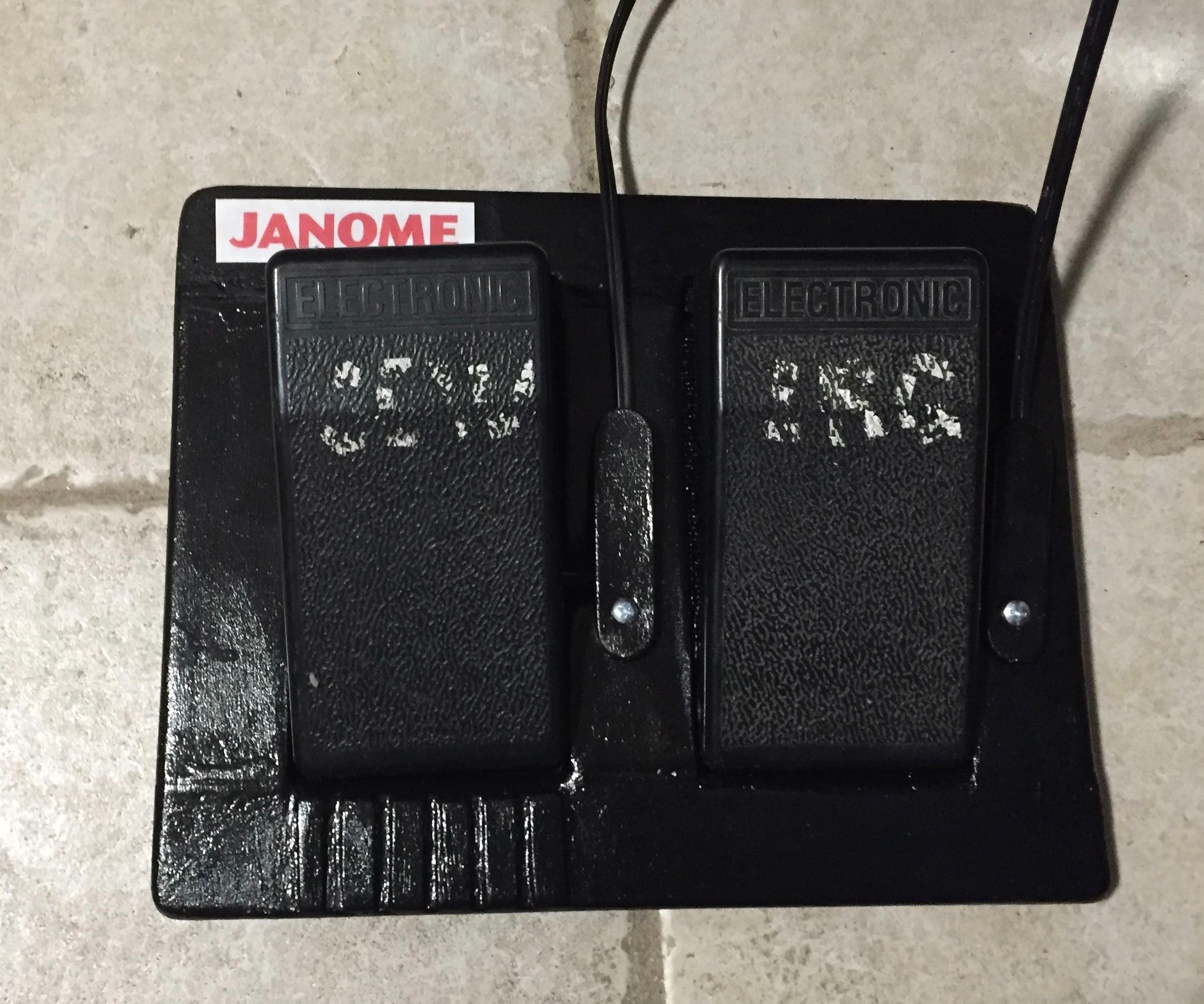 Sewing Machine and Serger Foot Pedal Base