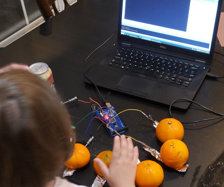Quick Fruit Piano With MIDI