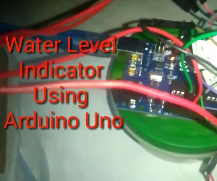 Water Level Indicator Using Sr04 Sensor