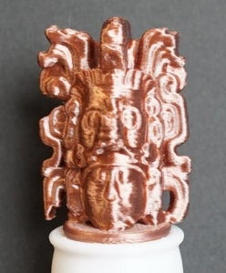 A Priest Head in Copan's Temple