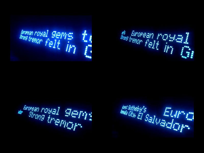 A Simple LED Dot Matrix Display Anyone Can Make Anywhere in the World ! ! !