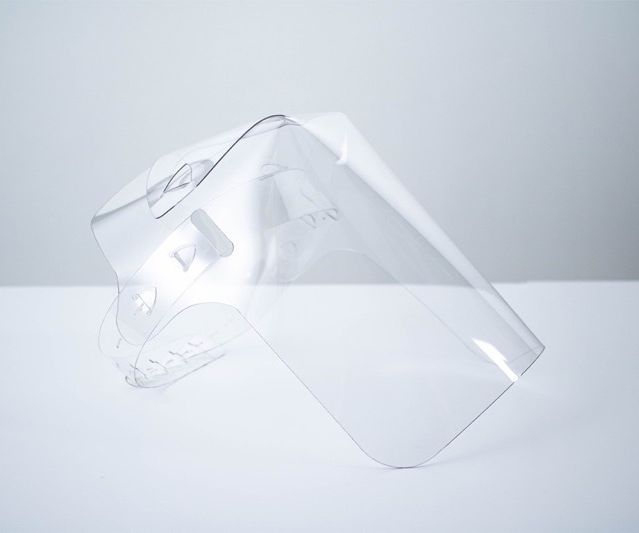 KiwiShield- Single Material PPE Face Shield -No Elastic Needed
