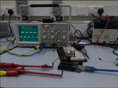 Building the First Circuit to Control the Duty Cycle to Control the Mosfet.