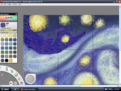 Background Brush Strokes
