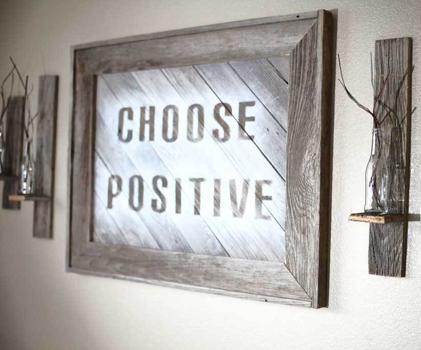 Reclaimed Wood Frame Sign