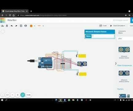 Virtual Obstacal Avoiding Robot- TinkerCAD : 3 Steps - Instructables