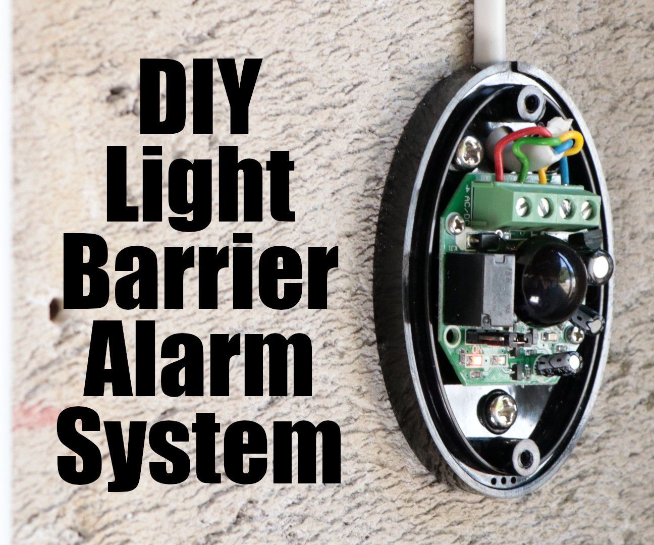 DIY Light Barrier Alarm System With an Industrial Grade PLC (Controllino)