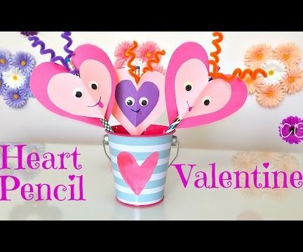Heart Pencil Toppers - Valentines 