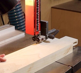Tusk Mortises - Finish Center Rail