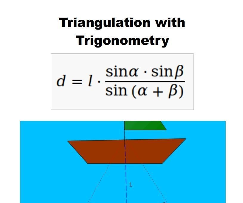 Python - Calculate Distance to an Object Using Triangulation With Trigonometry