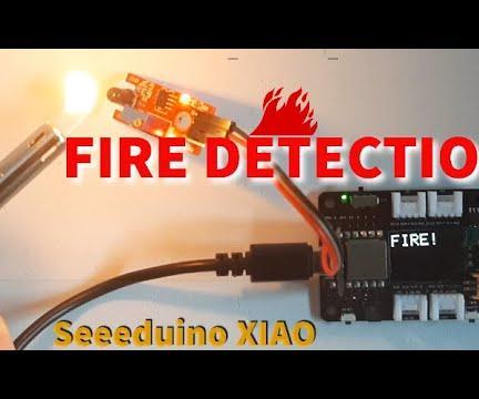 Fire Detection Using Seeeduino XIAO Expansion Board and Flame Sensor