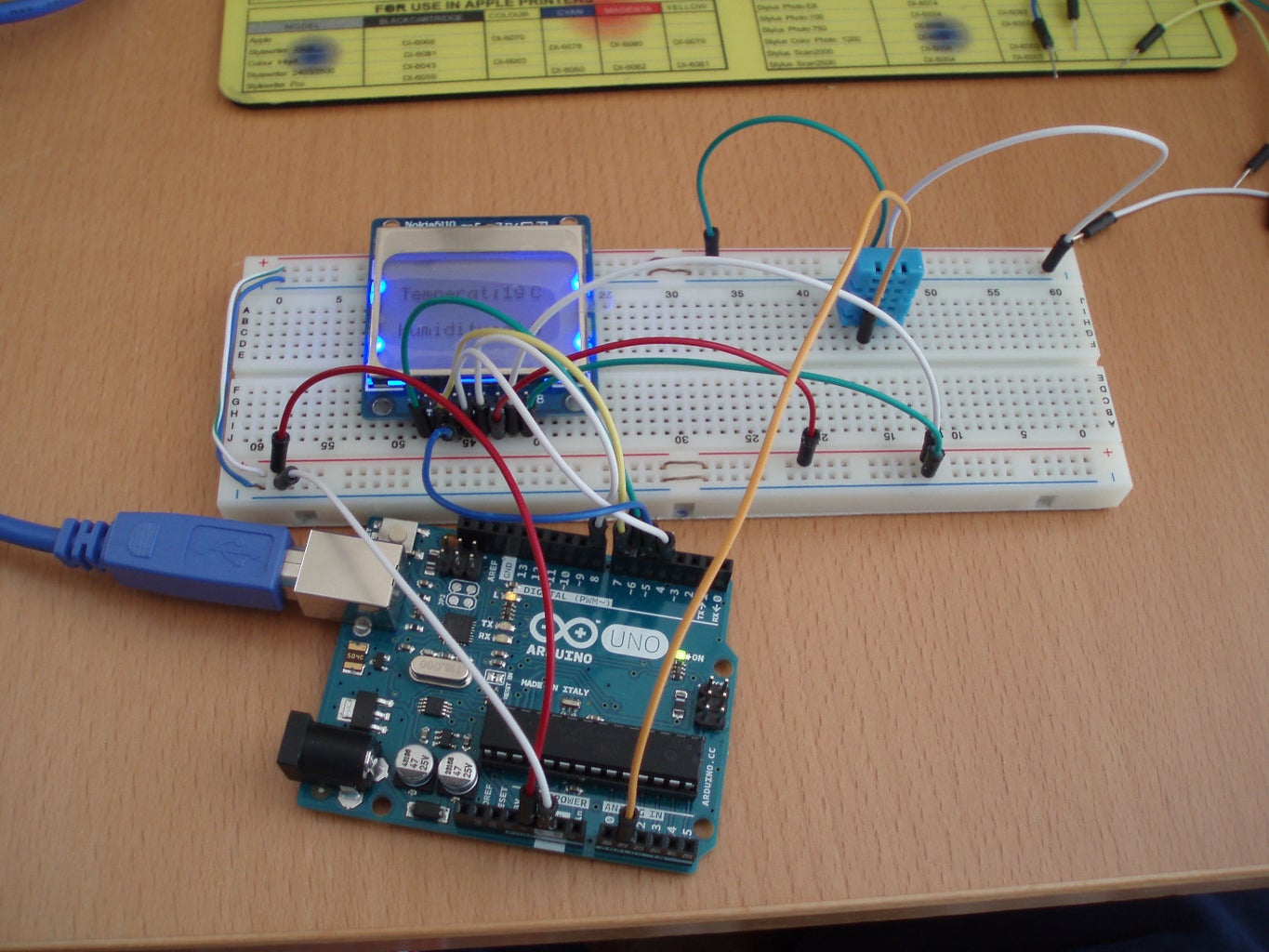 DIY Arduino Weather Station : 4 Steps Circuit Diagram
