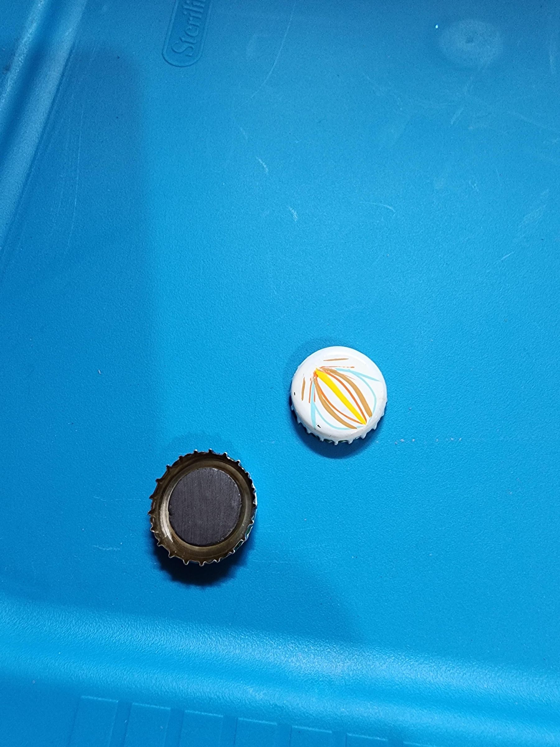 Painting Hack for Bottle Cap 5 Steps Instructables