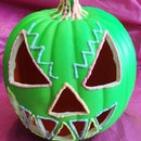 Reverse Glowing Jack-O-Lantern