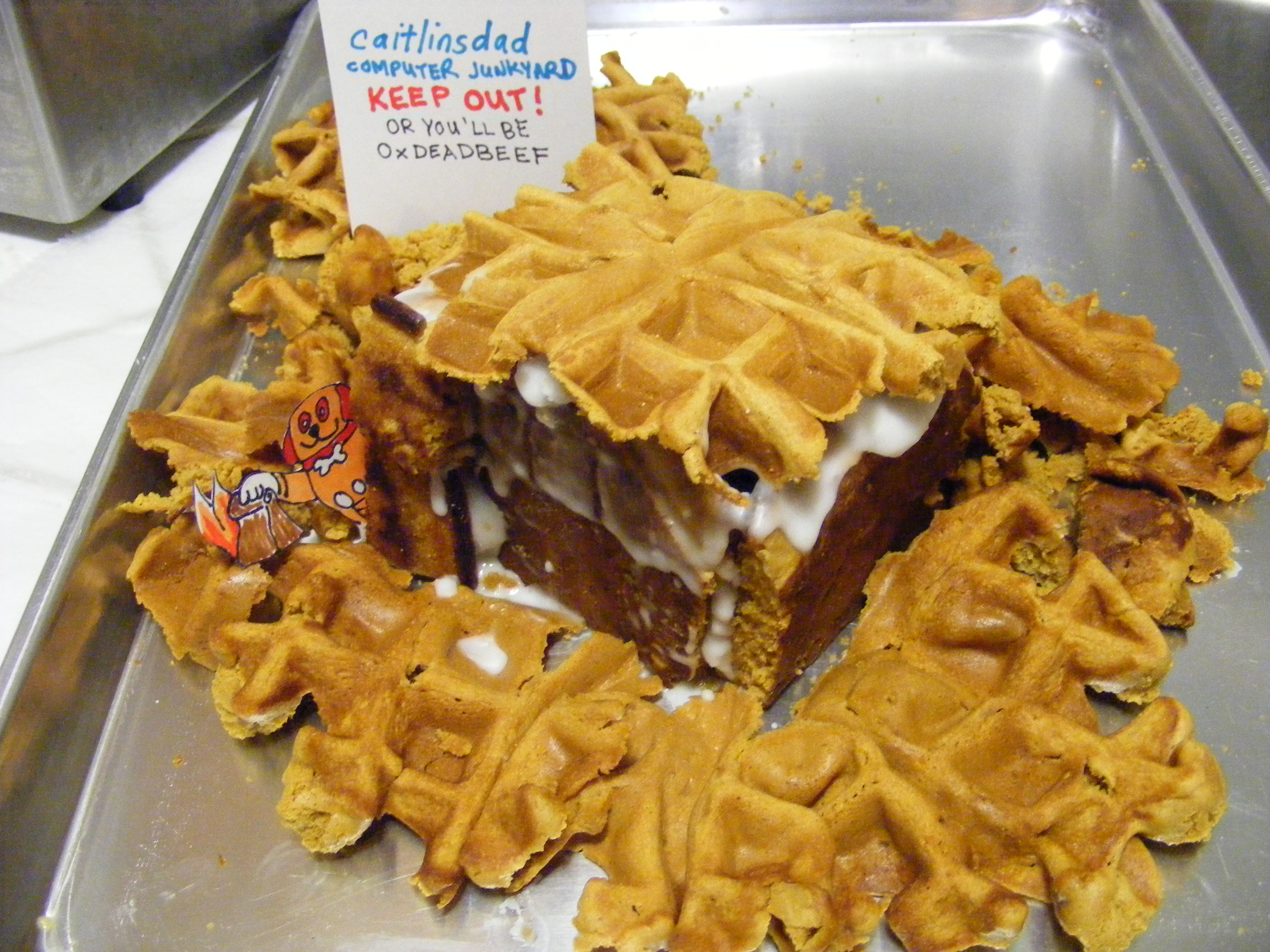 Gingerbread Pancake and Waffle House (Kiteman's Shed) (with Pictures