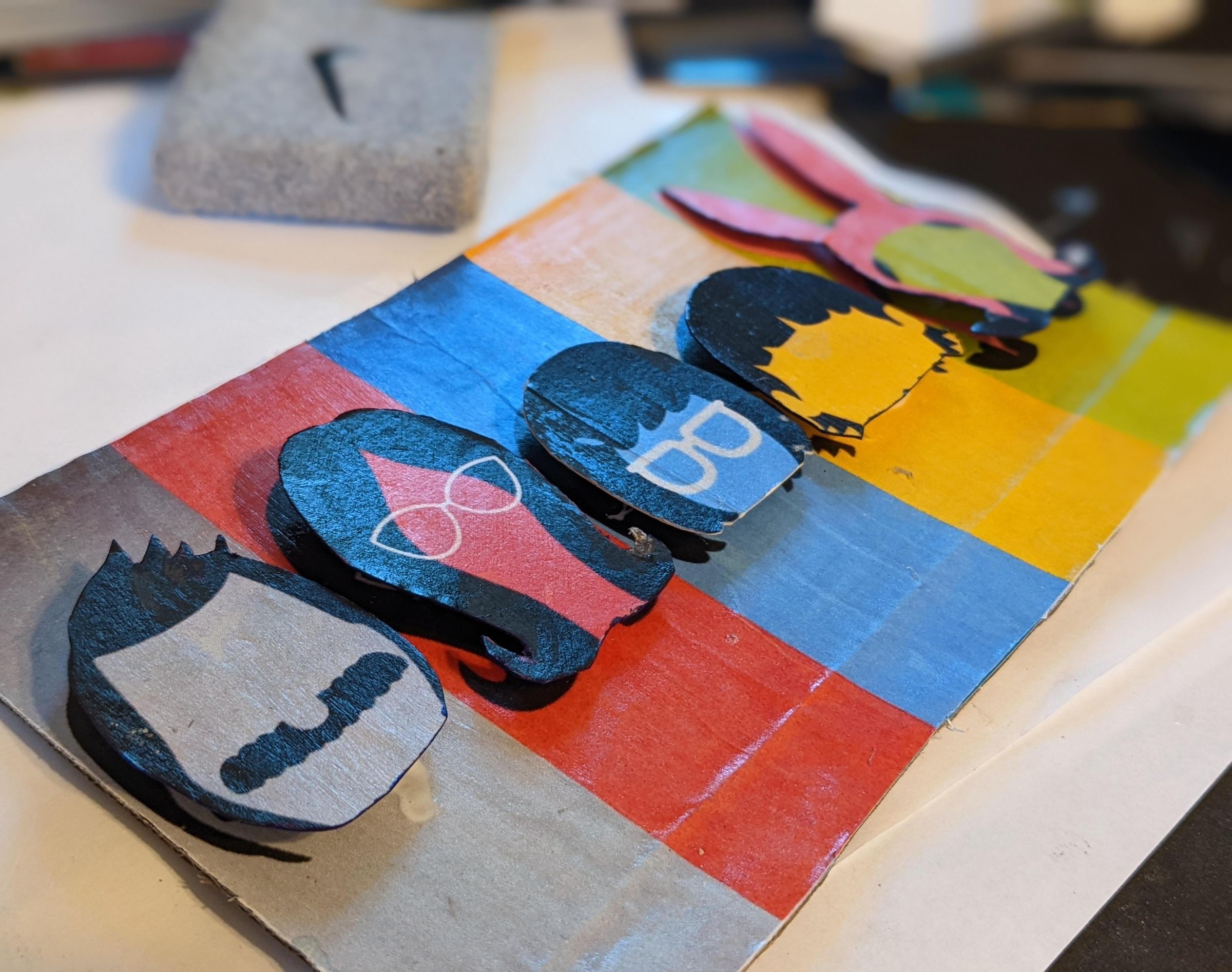 Bob's Burgers Cardboard Fridge Magnet