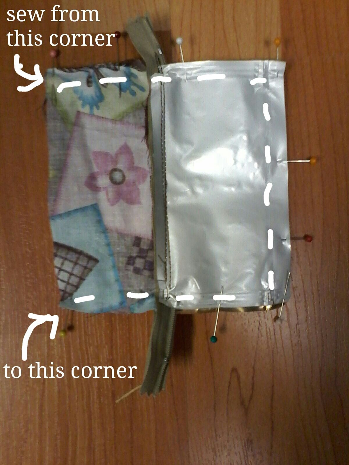 Lined Candy Wrapper Pouch : 6 Steps - Instructables