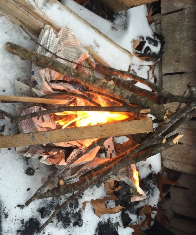 How to Make a Tepee Campfire 