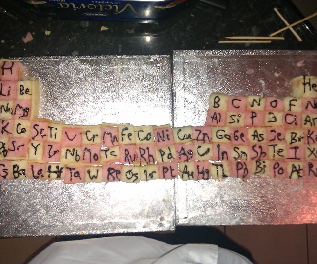 Periodic Table Cake