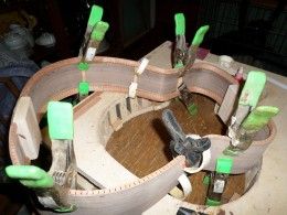 Kerfing Strips, Tail Piece Inlay and Fitting the Neck
