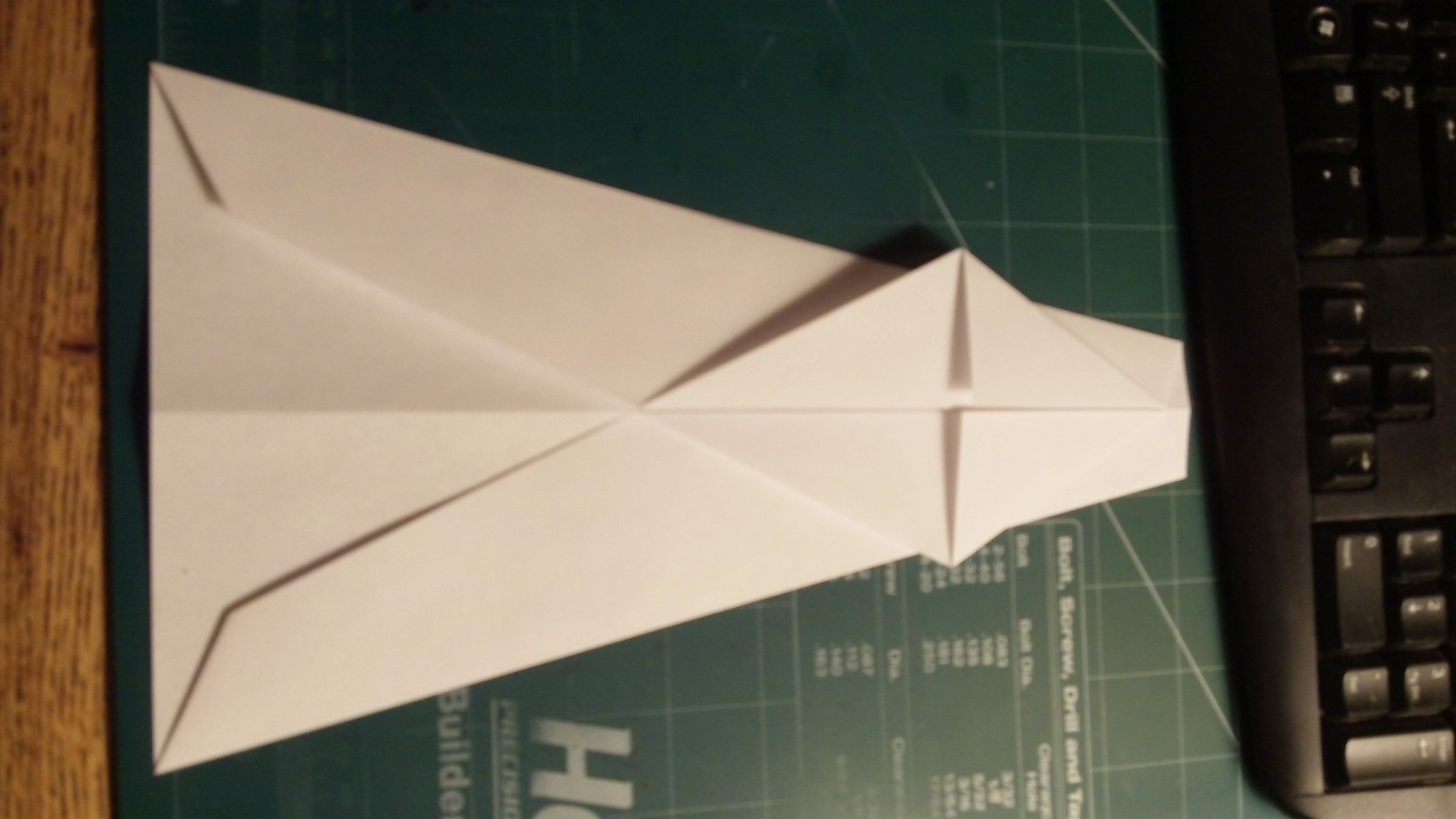 How to Make the Vanguard Paper Airplane 6 Steps Instructables
