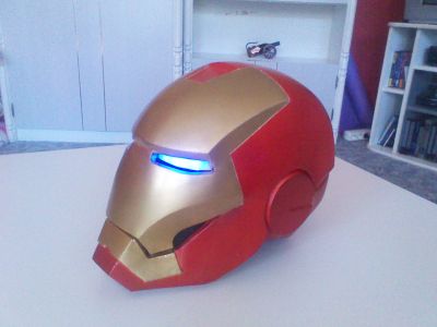 building an iron man helmet Stark's Life-Sized 4D Build, Marvel Iron Man