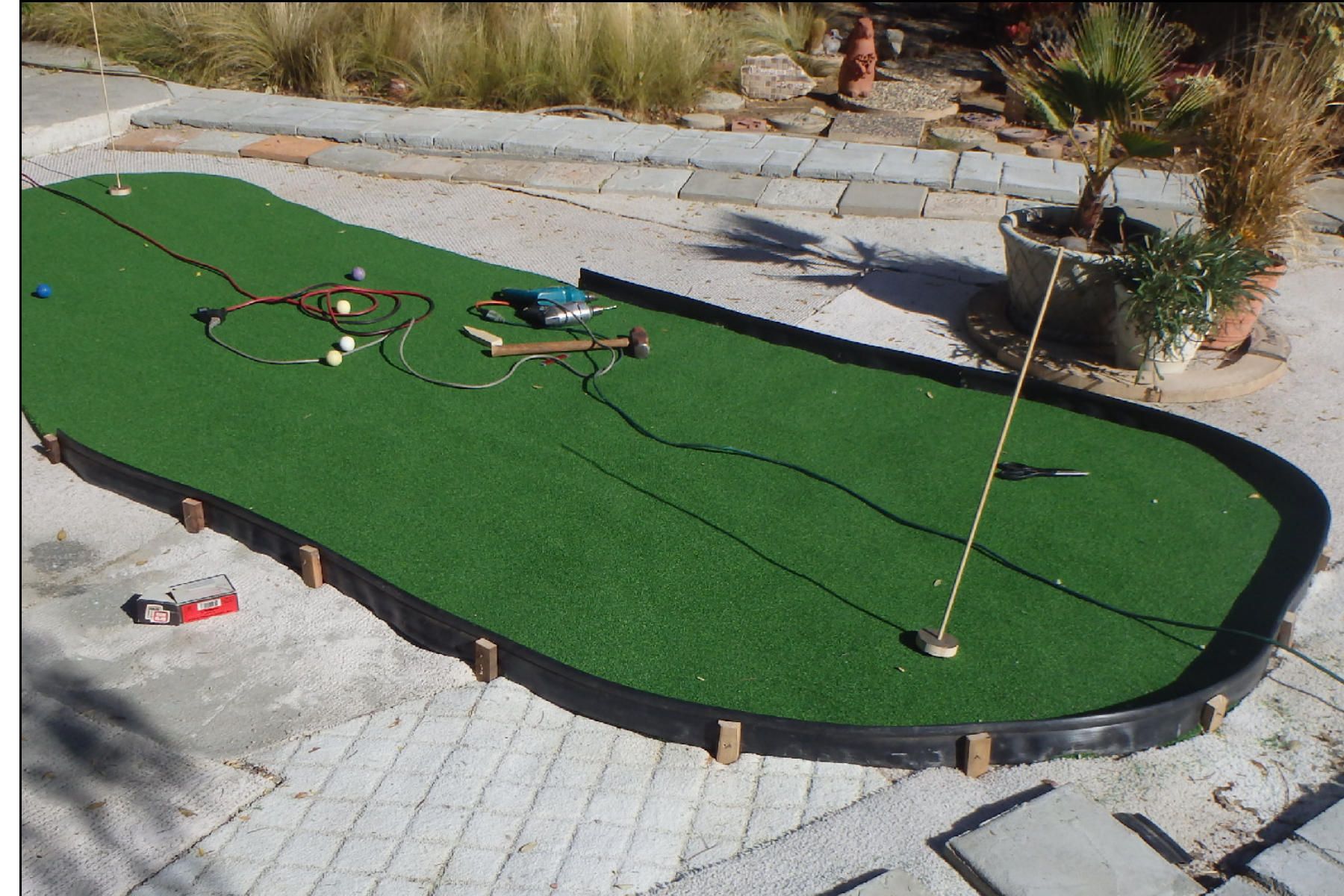 Convert Swimming Pool to Putting Green : 12 Steps (with Pictures ...
