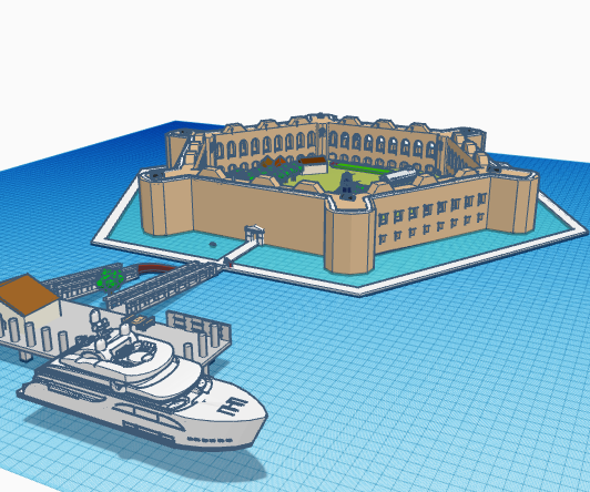 Fort Jefferson/ Dry Tortugas National Park - Tinkercad Version!