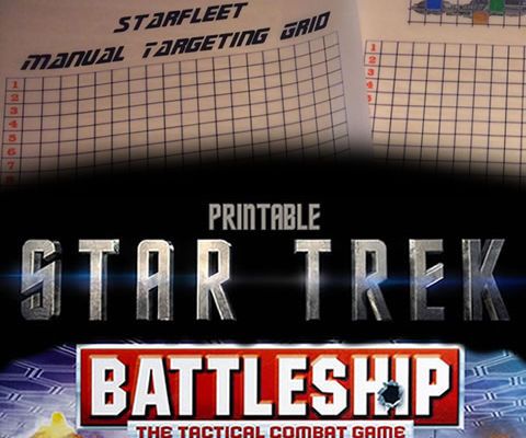 Star Trek Battleship Tactical Combat Game (Paper Based)